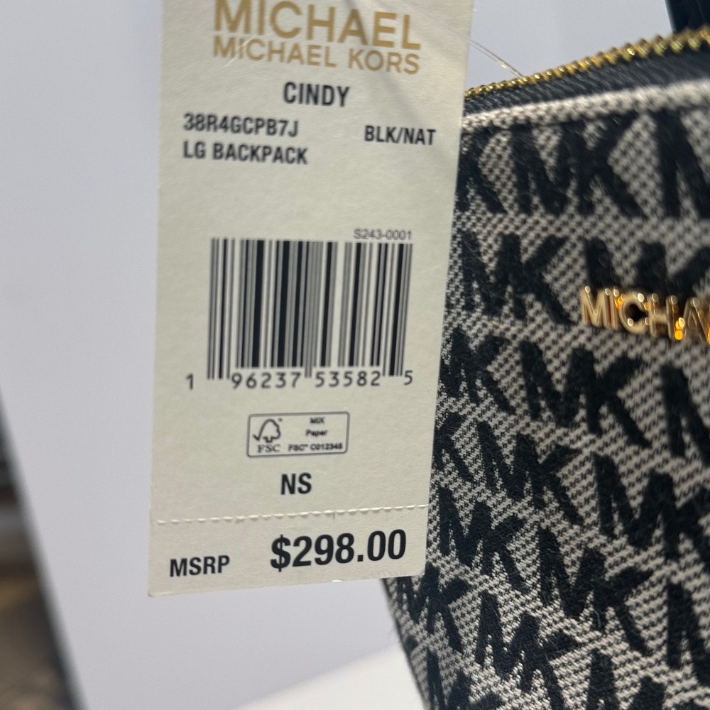 Michael Kors Backpack Cindy~NWT - Picture 8 of 11